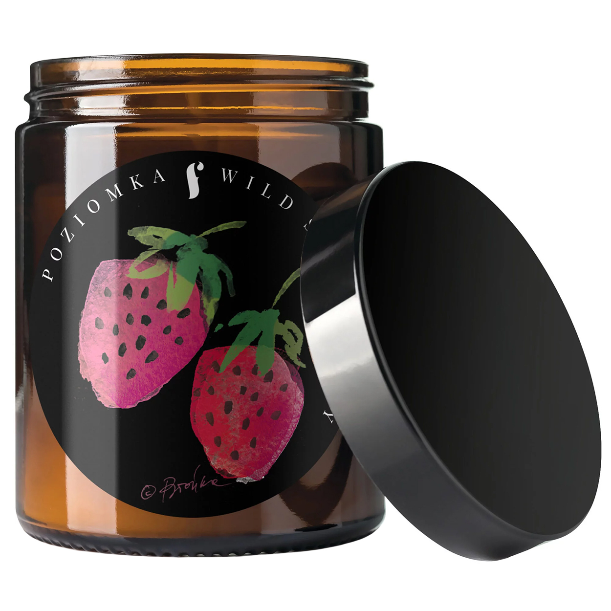 Flagolie Four Seasons, zapachowa świeca sojowa, Poziomka, 120 g