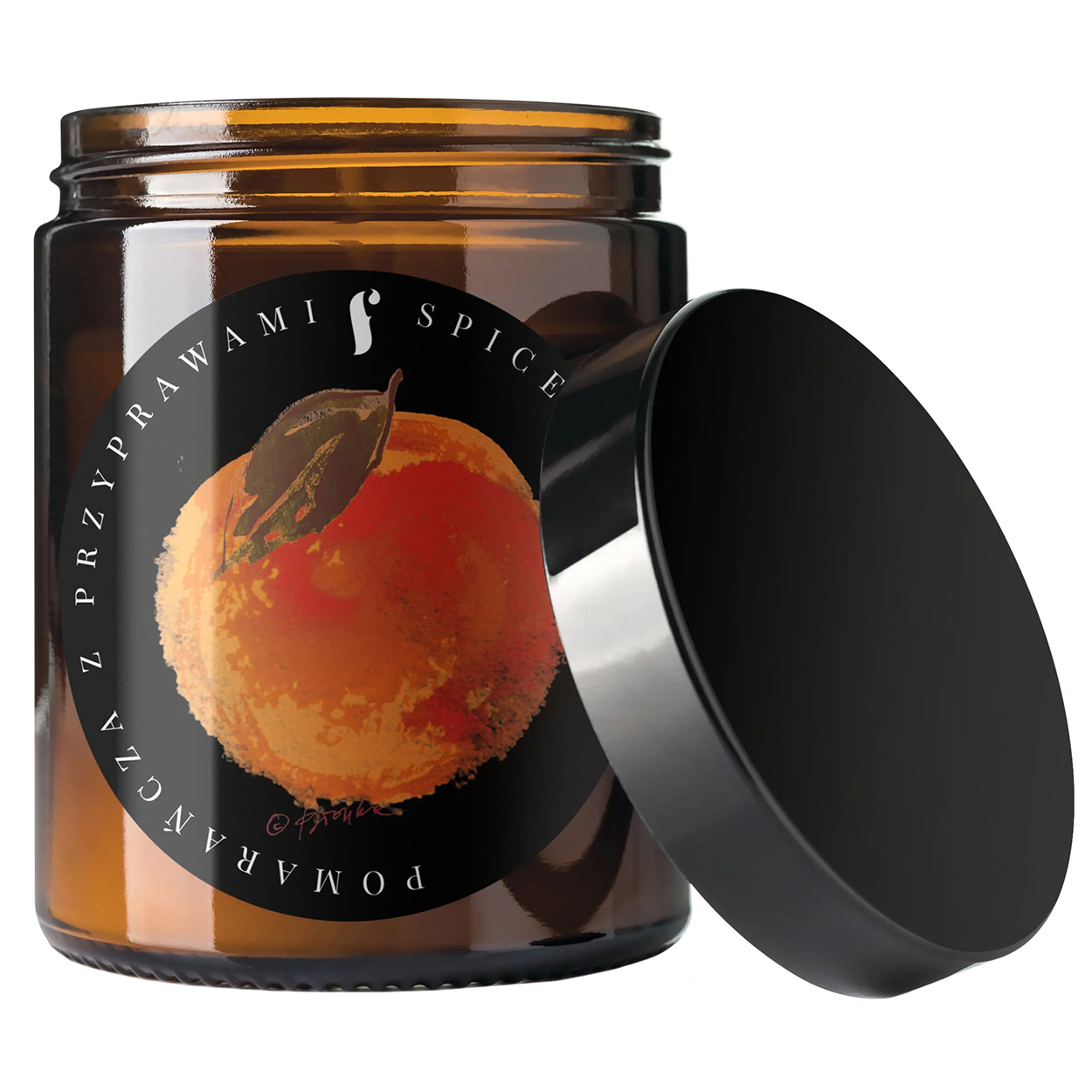 Flagolie Four Seasons, zapachowa świeca sojowa, Pomarańcza z przyprawami, 120 g
