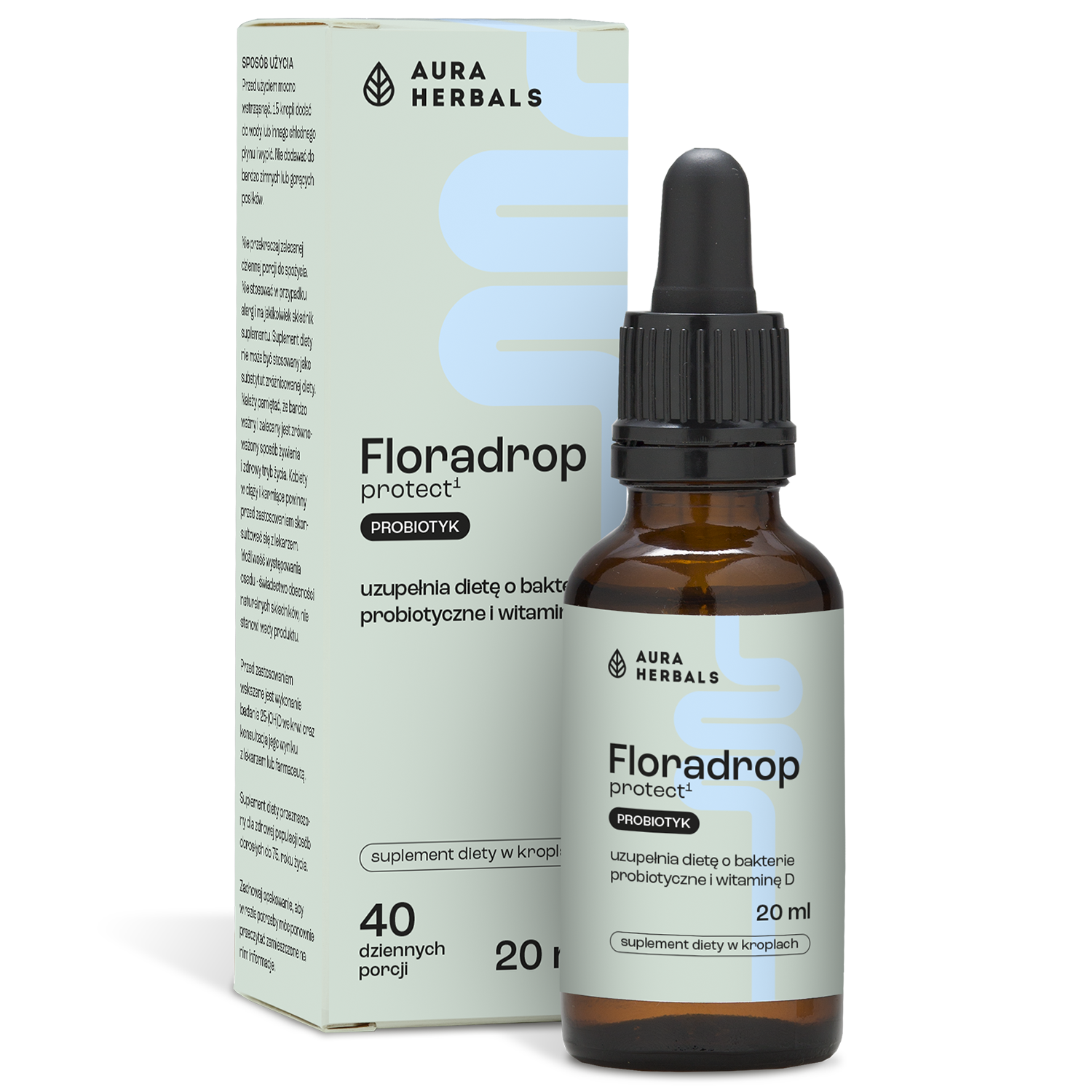 Aura Herbals Floradrop protect, probiotyk, 20 ml