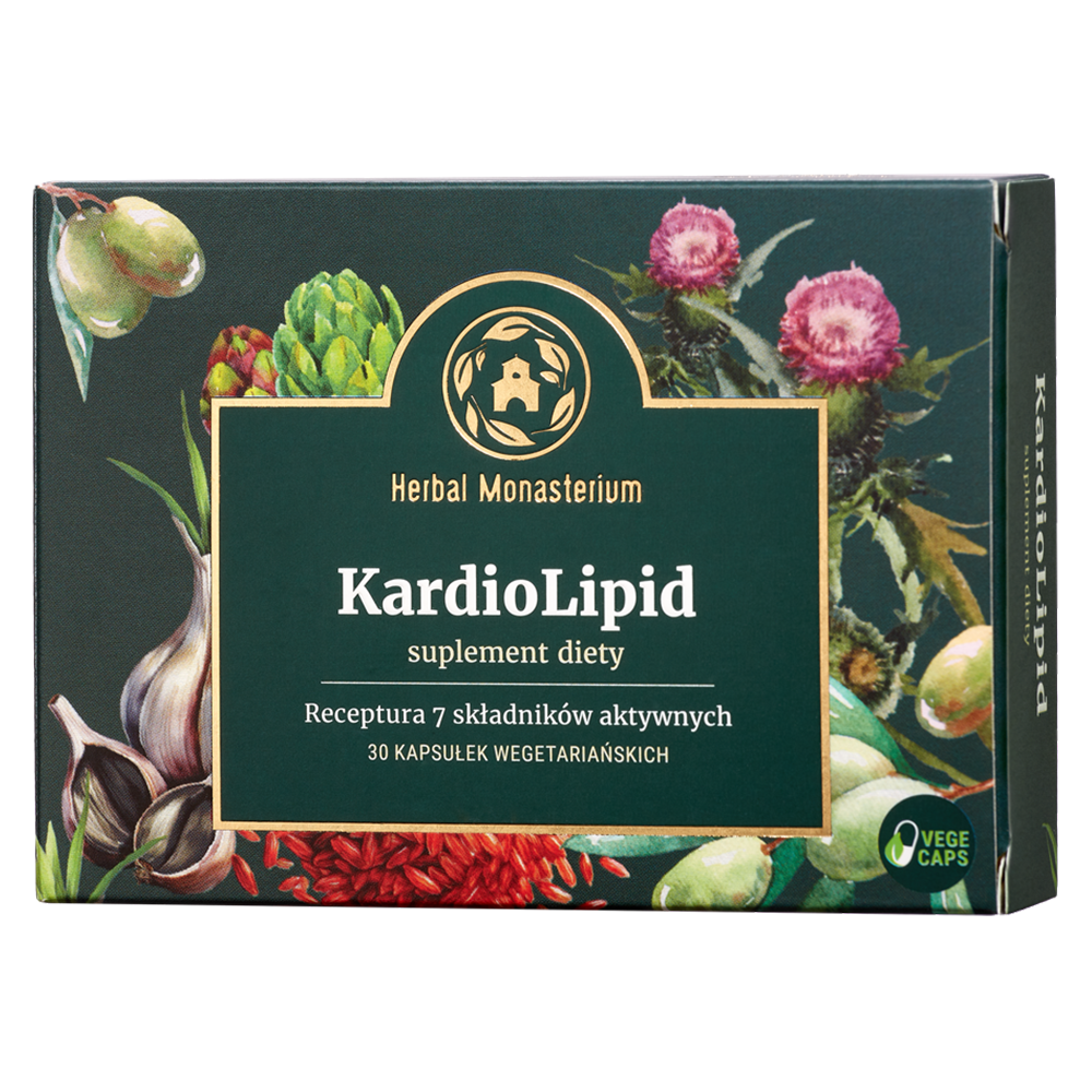 Herbal Monasterium KardioLipid, 30 kapsułek wegetariańskich