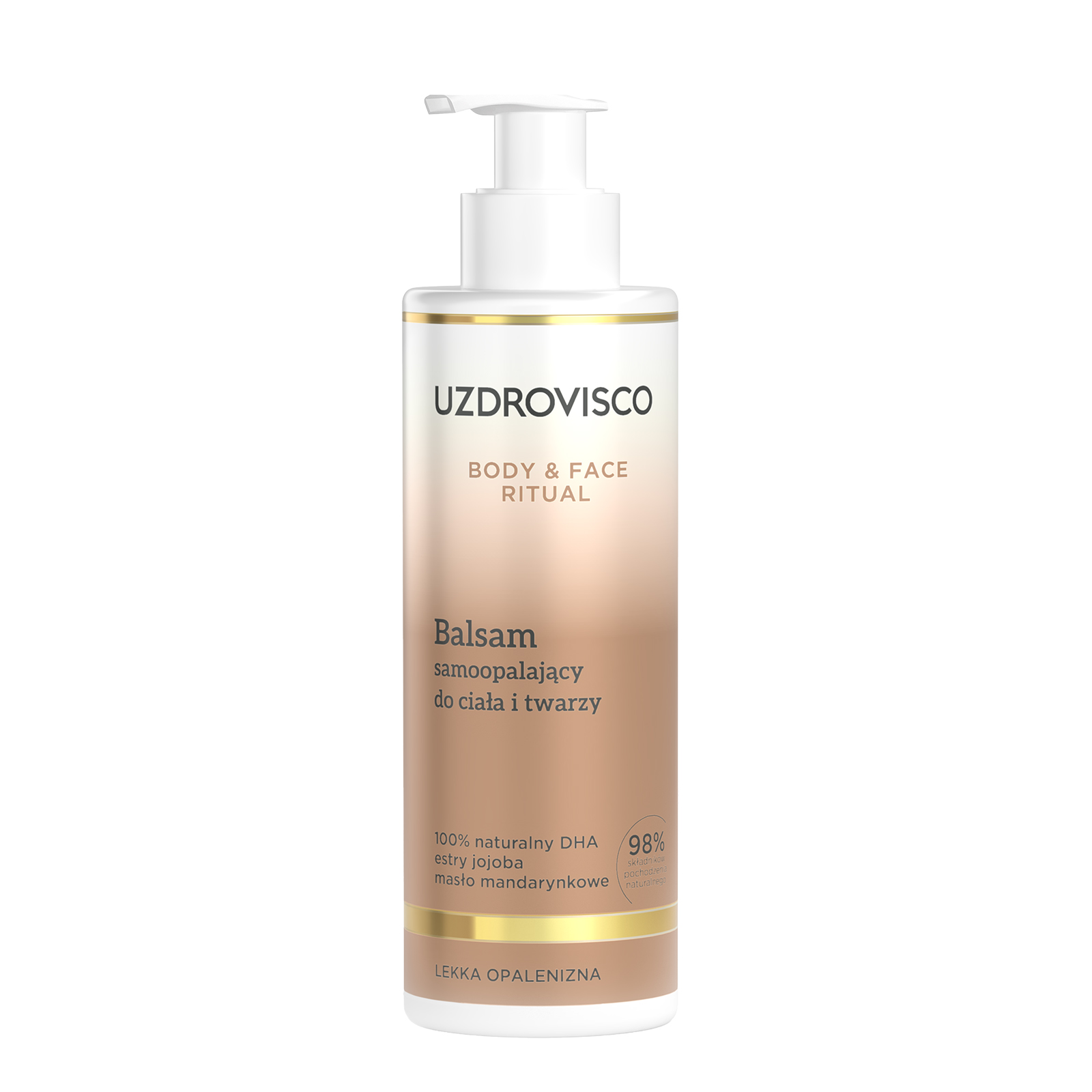 Uzdrovisco Body&Face Ritual, balsam samoopalający, do ciała i twarzy, 200 ml