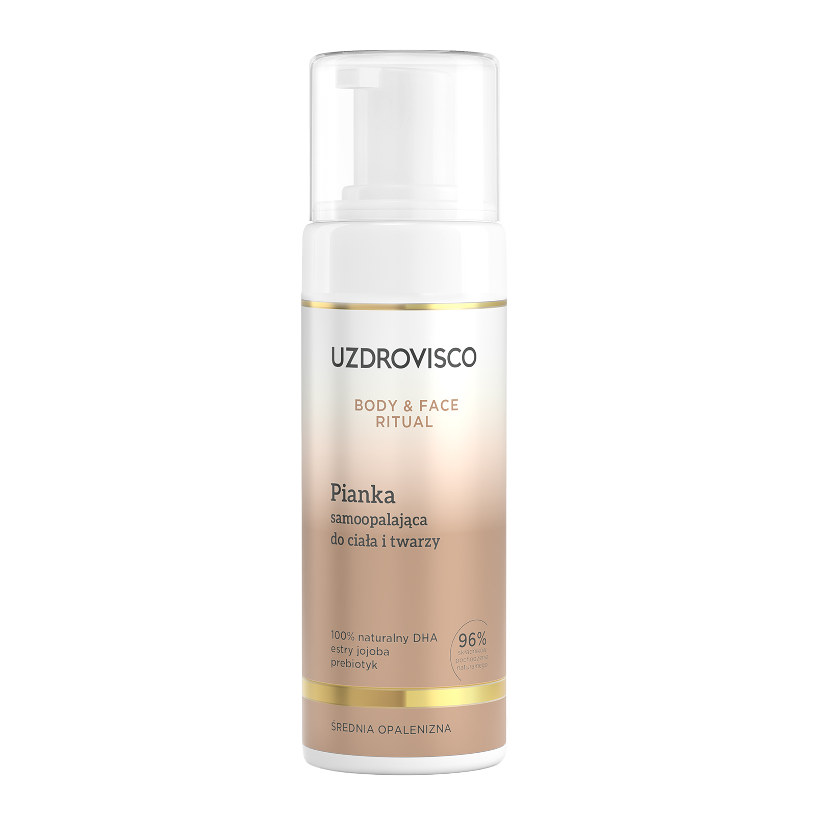 Uzdrovisco Body&Face Ritual, pianka samoopalająca, do ciała i twarzy, 150 ml