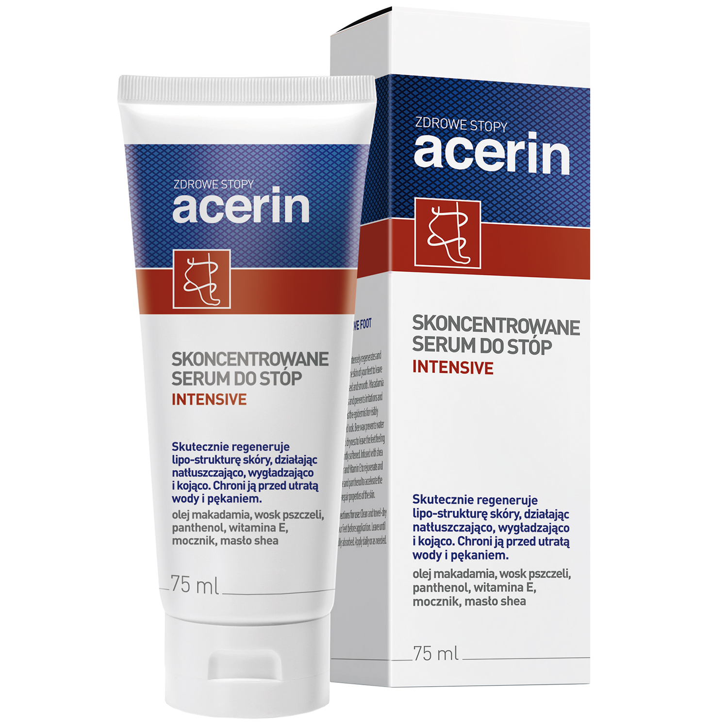 Acerin Intensive, skoncentrowane serum do stóp, 75 ml