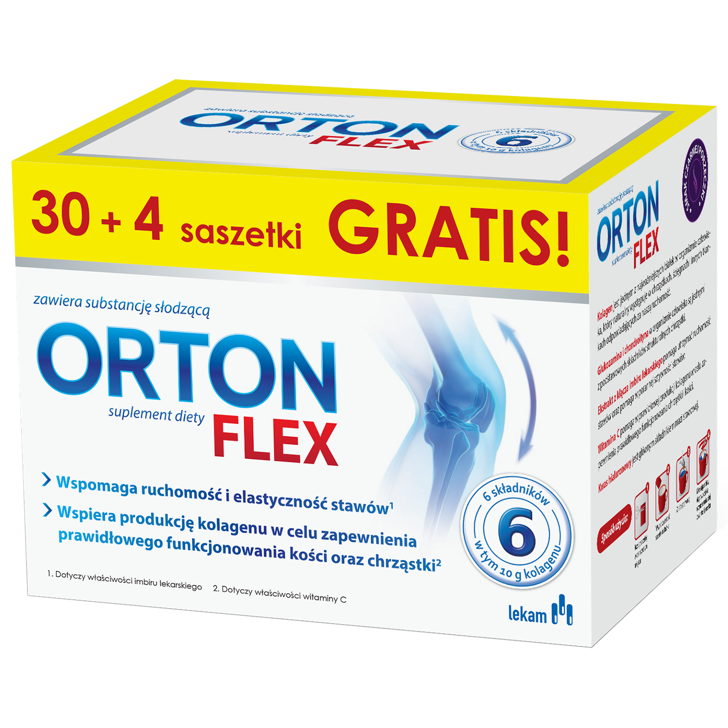 Orton Flex, 30 saszetek + 4 saszetki gratis