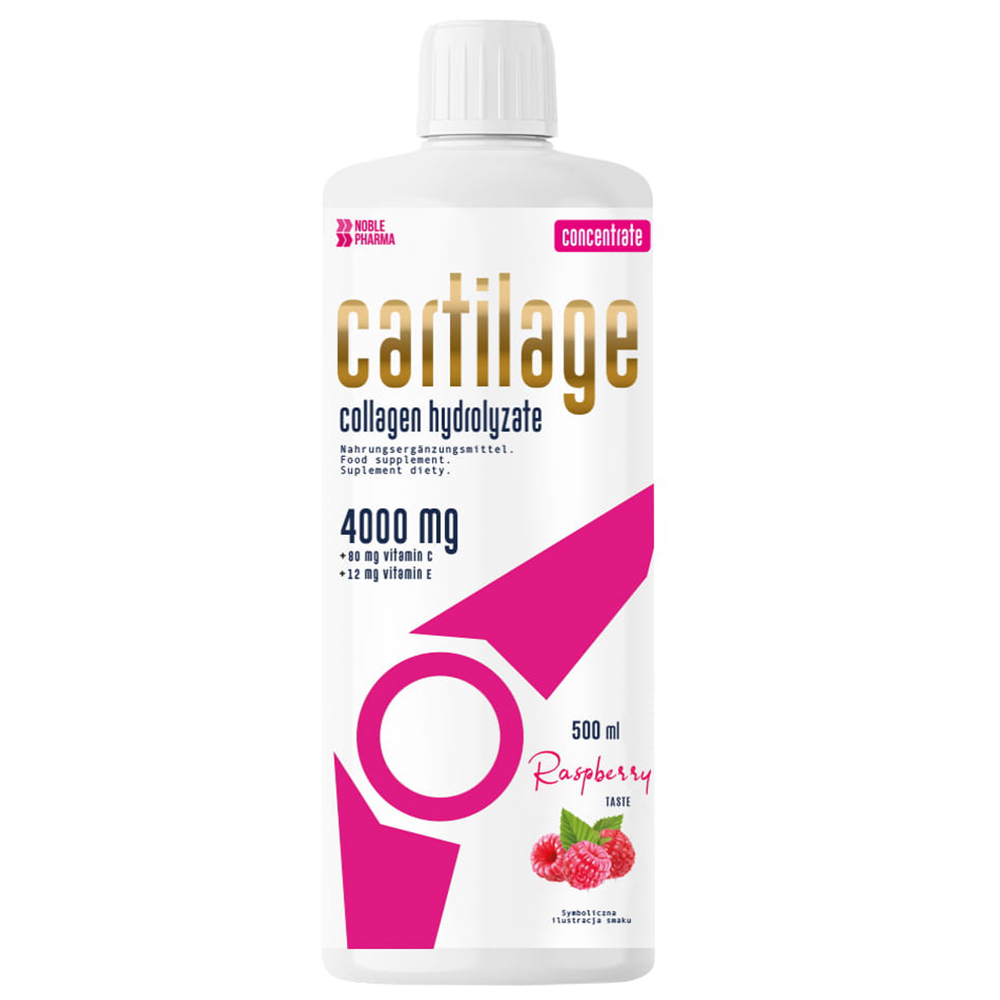 Noblepharma Cartilage, smak malinowy, 500 ml
