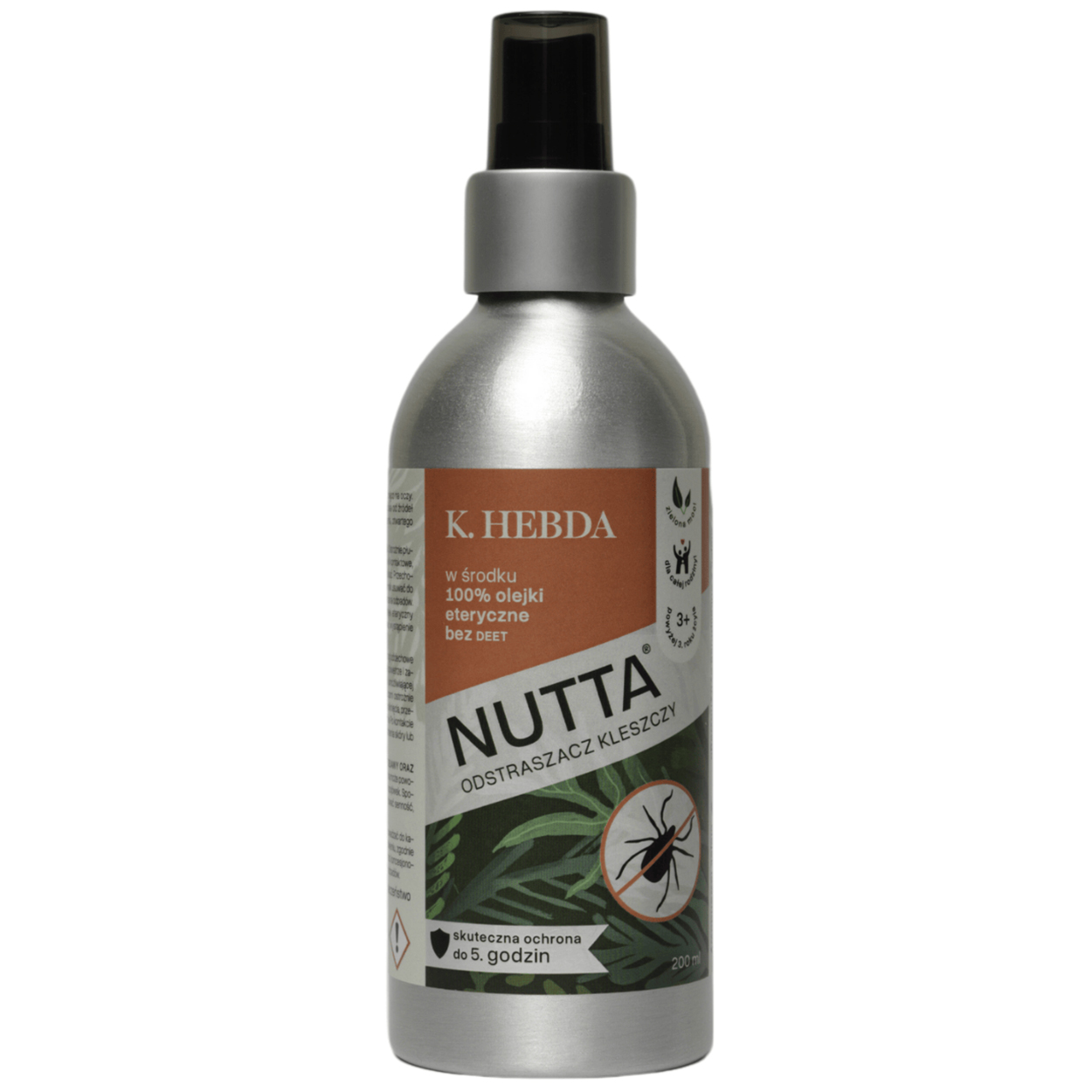 Hebda Nutta, odstraszacz kleszczy, 200 ml
