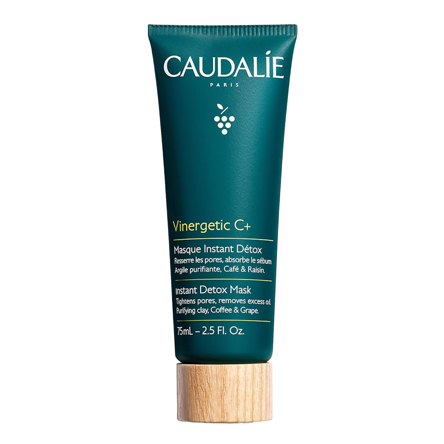 Caudalie Vinoclean, maska detoksykująca instant, 75 ml