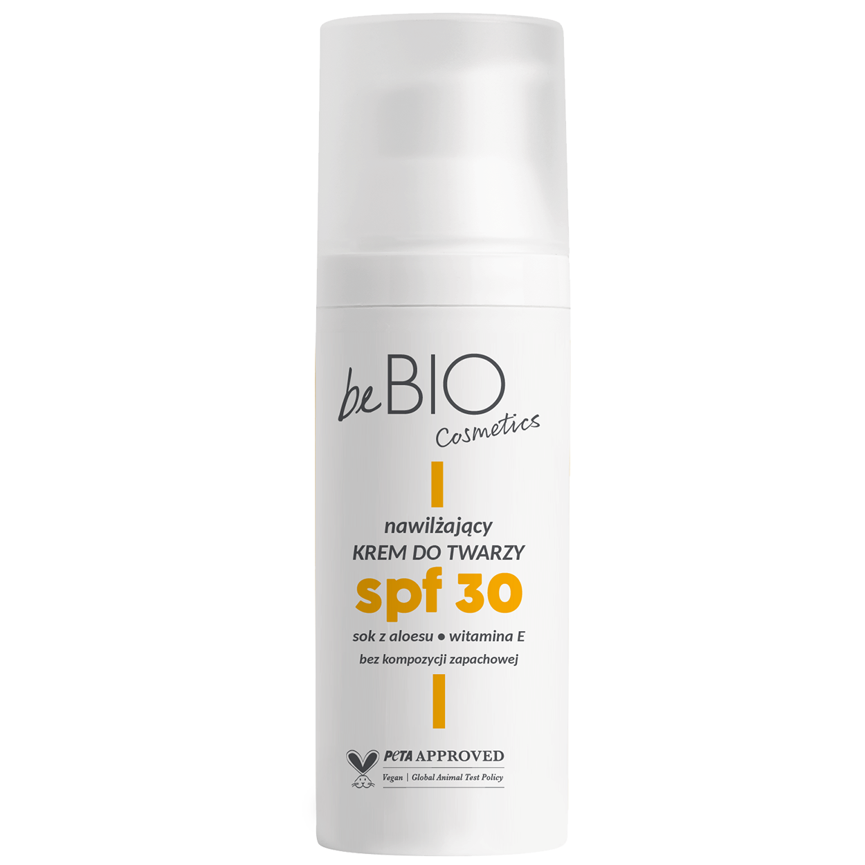 beBio Cosmetics, nawilżający krem ochronny do twarzy, SPF 30, 50 ml