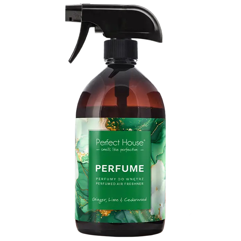 Perfect House Perfume, perfumy do wnętrz, ginger, lime & cedarwood, 500 ml