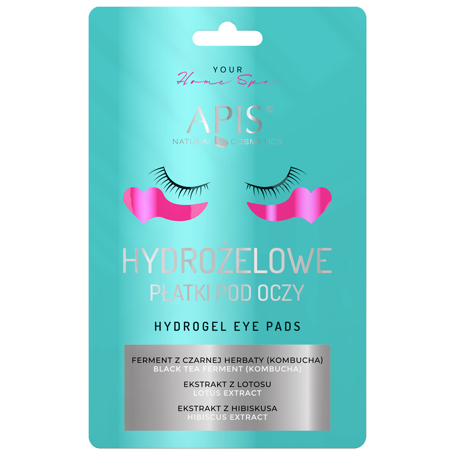 Apis, hydrożelowe płatki pod oczy, 2 sztuki