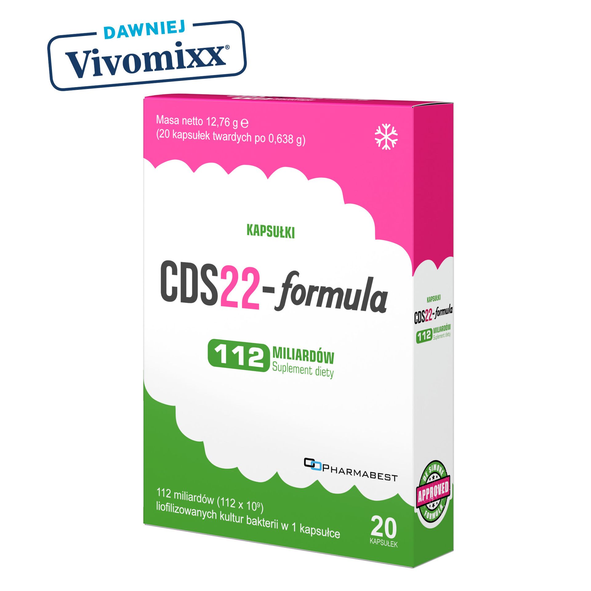 CDS22-Formula Kapsułki 112 miliardów (dawniej Vivomixx Kapsułki), 20 kapsułek twardych