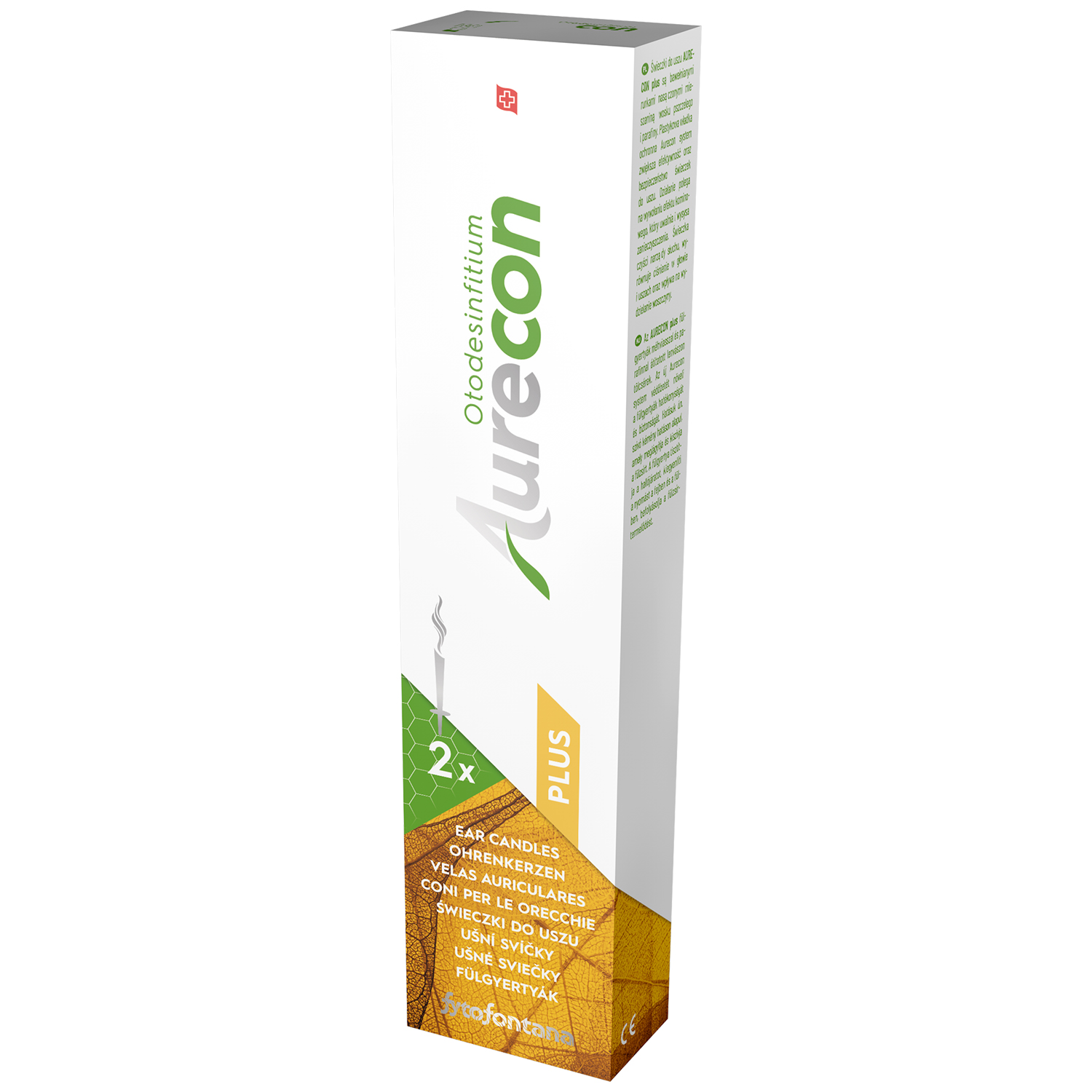 Fytofontana Aurecon Plus, świece do uszu, 2 sztuki