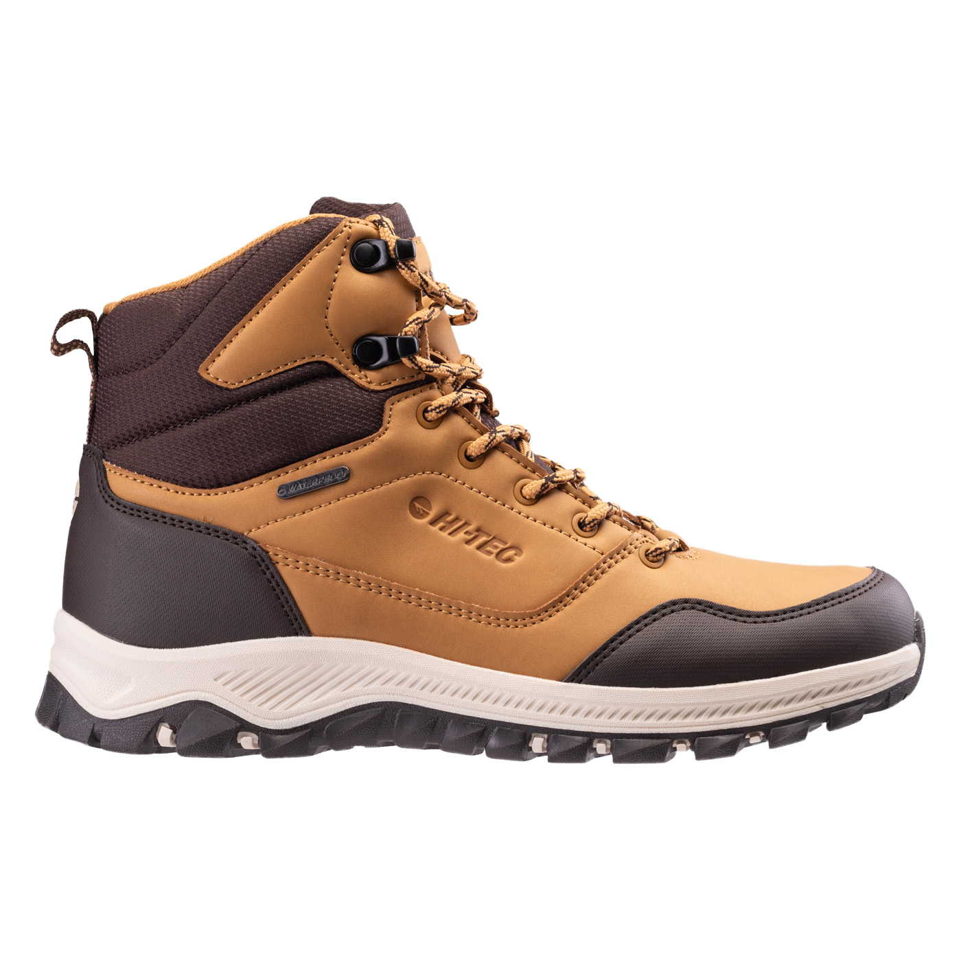 Męskie Buty HI-TEC HIROL MID WP M000264858 – Brązowy