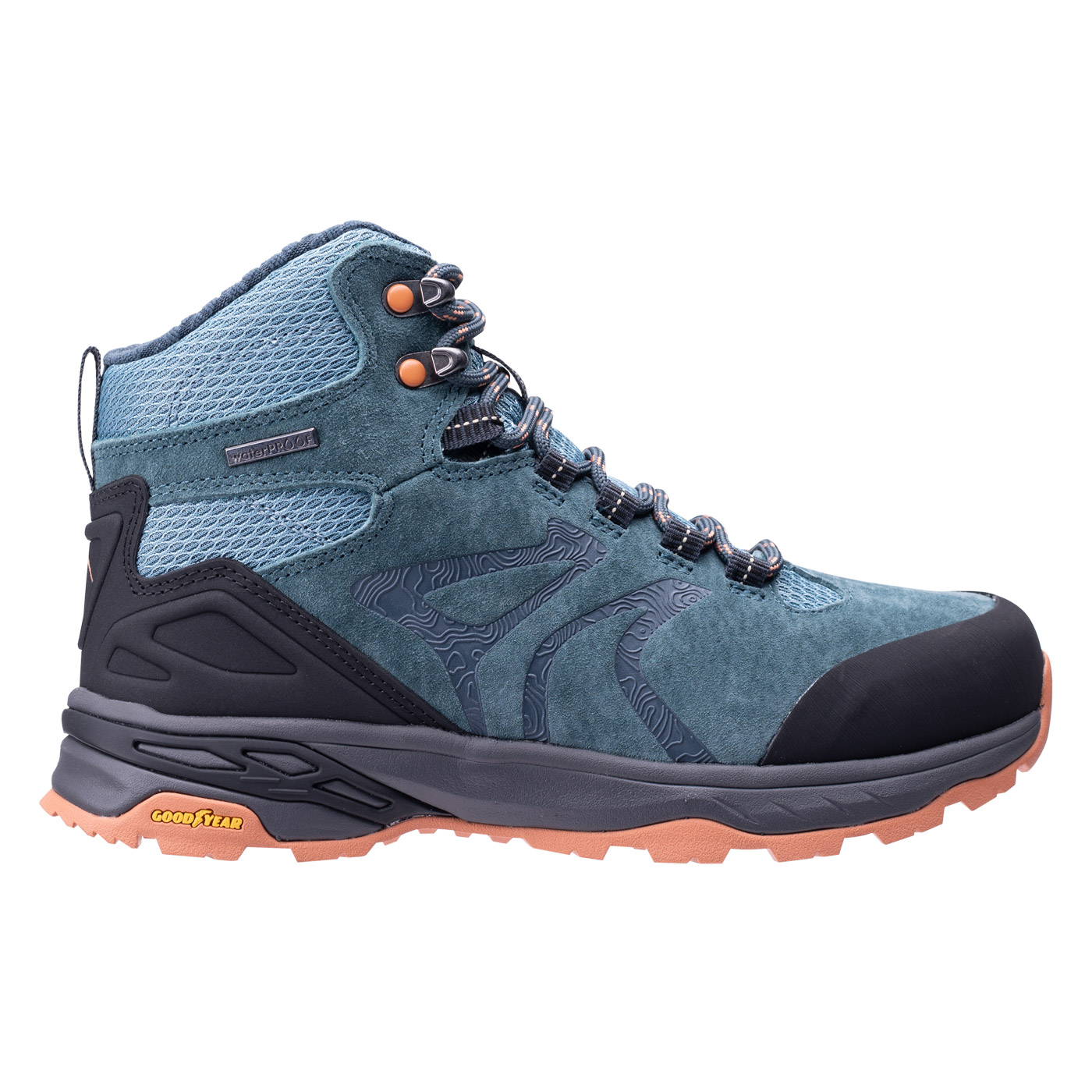 Damskie Buty ELBRUS HIKEROS MID WP GR WO'S M000264879 – Zielony