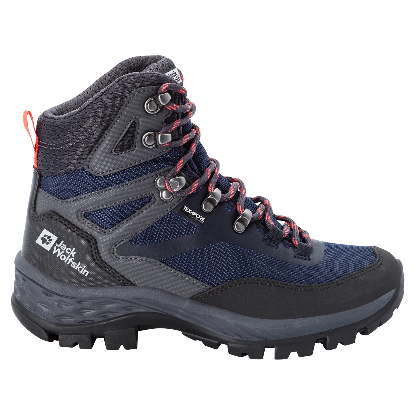 Damskie Buty JACK WOLFSKIN REBELLION GUIDE TEXAPORE MID W 4053801-1227 – Granatowy
