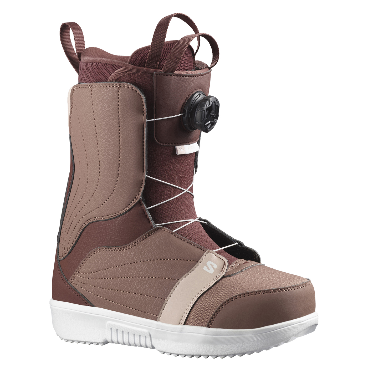 Damskie Buty SALOMON SNOW. BOOTS PEARL BOA DSTPK/BRGUDY/LPINK L41707700 – Różowy