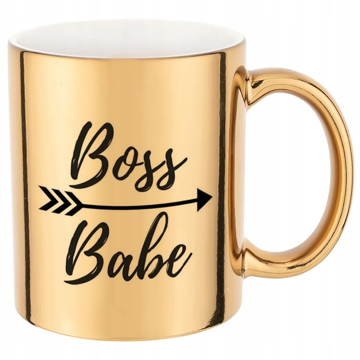 KUBEK ZŁOTY PREZENT BOSS BABE WYSOKIEJ JAKOŚCI NADRUK HARDCOROWE MIX WZORY