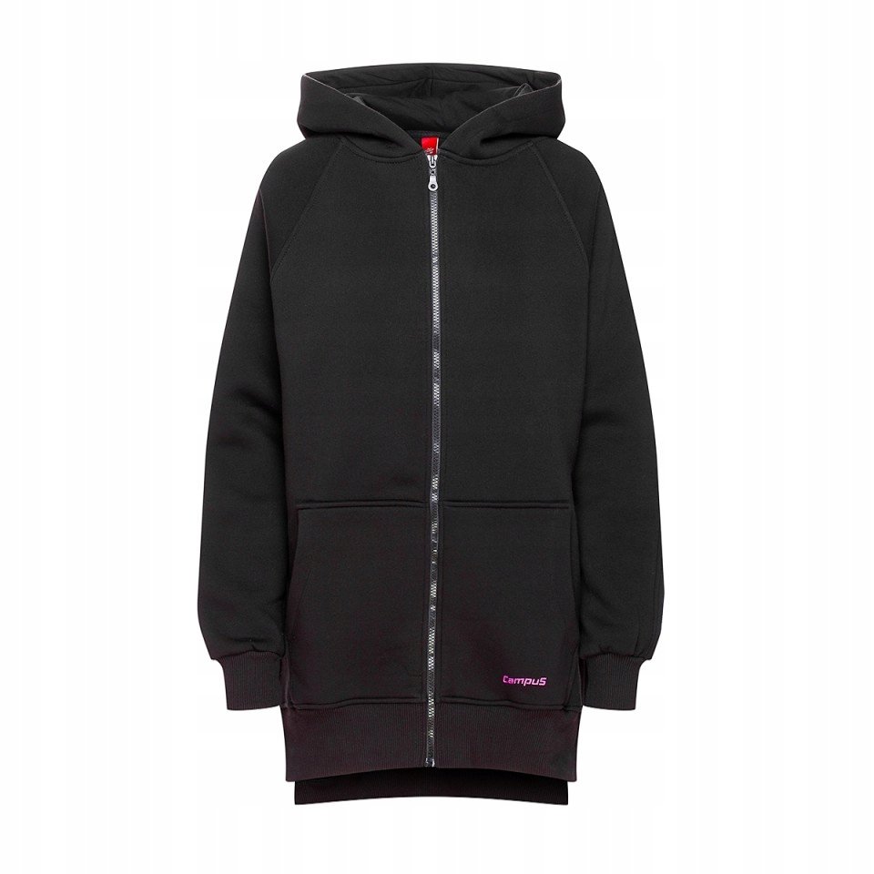 BLUZA damska z KAPTUREM rozpinana DRESOWA długa CAMPUS ECLIPSE oversize S/M