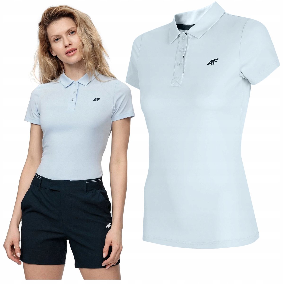 Koszulka z krótkim rękawem POLO damska 4F T-SHIRT TSDF080 XS