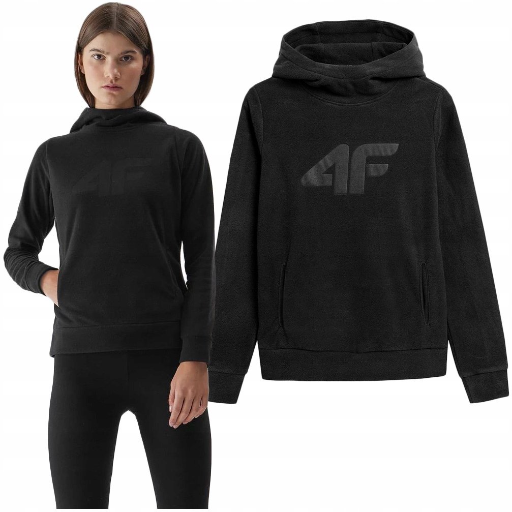 POLAR damski 4F BLUZA kangurka KAPTUR TFLEF148 XS