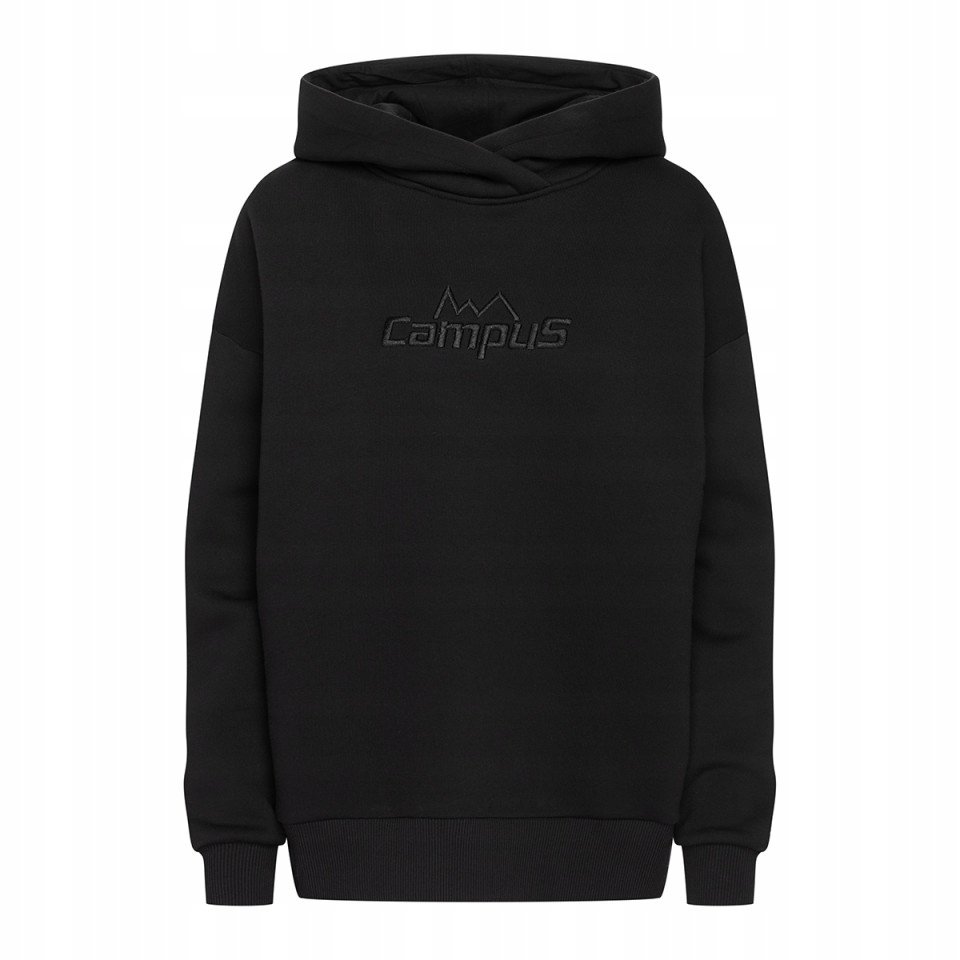 Opinie o BLUZA damska z KAPTUREM kangurka DRESOWA sportowa CAMPUS oversize S/M