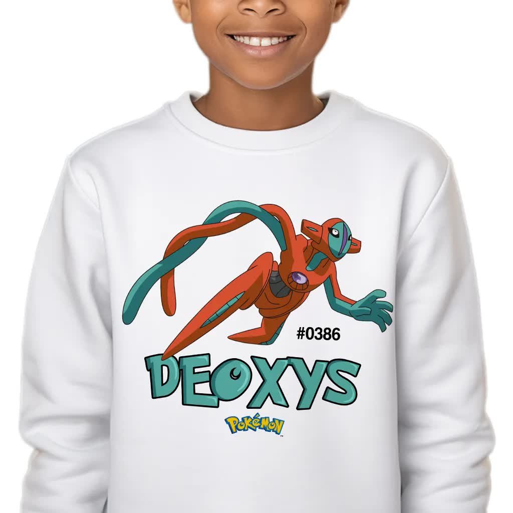 Bluza Dziecięca Biała Bez Kaptura Super Prezent Dla Dziecka Deoxys 104 Wz