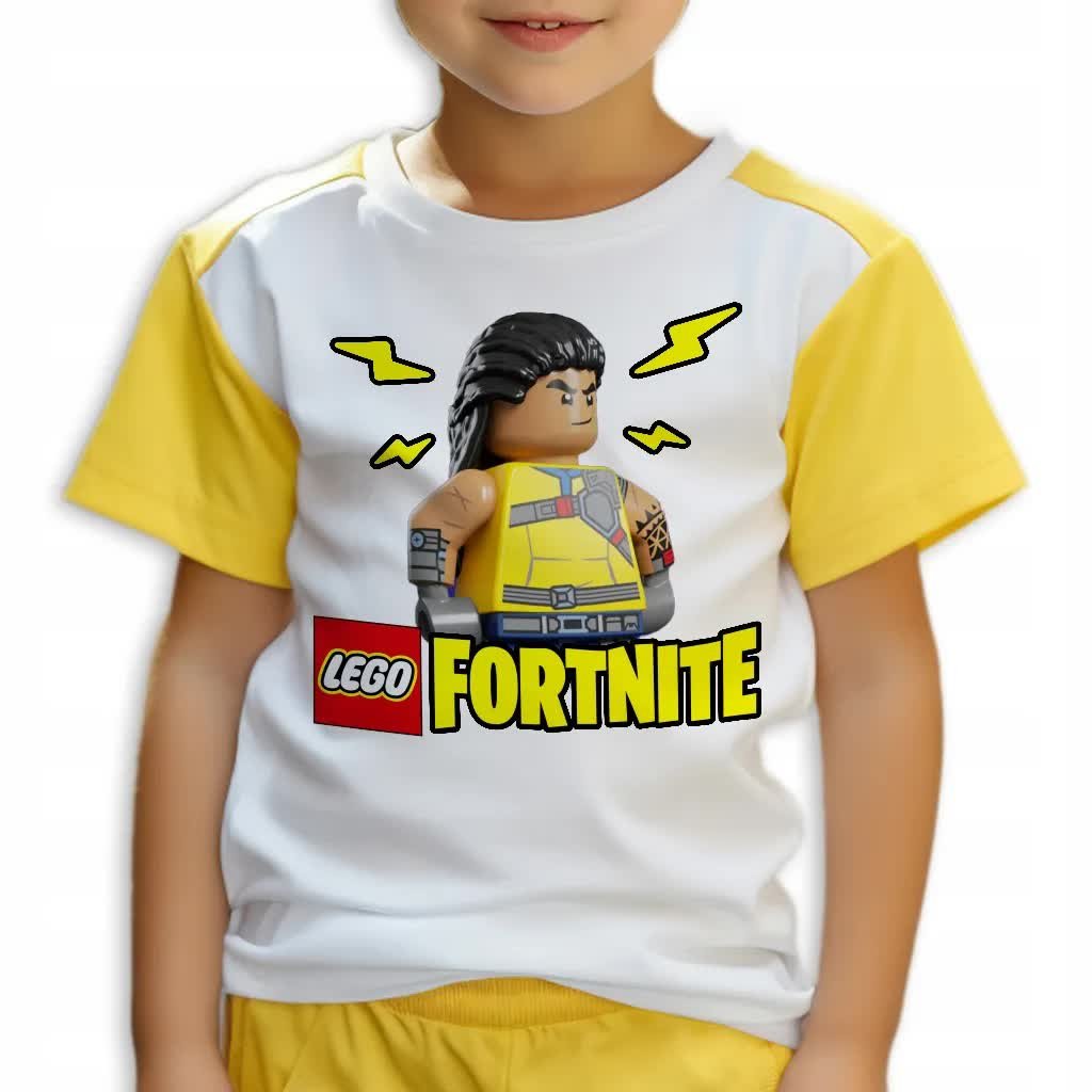 Piżama Dziecięca Żółta FORTNITE TAIBLAZER Rozmiar 104 cm Top WZORY