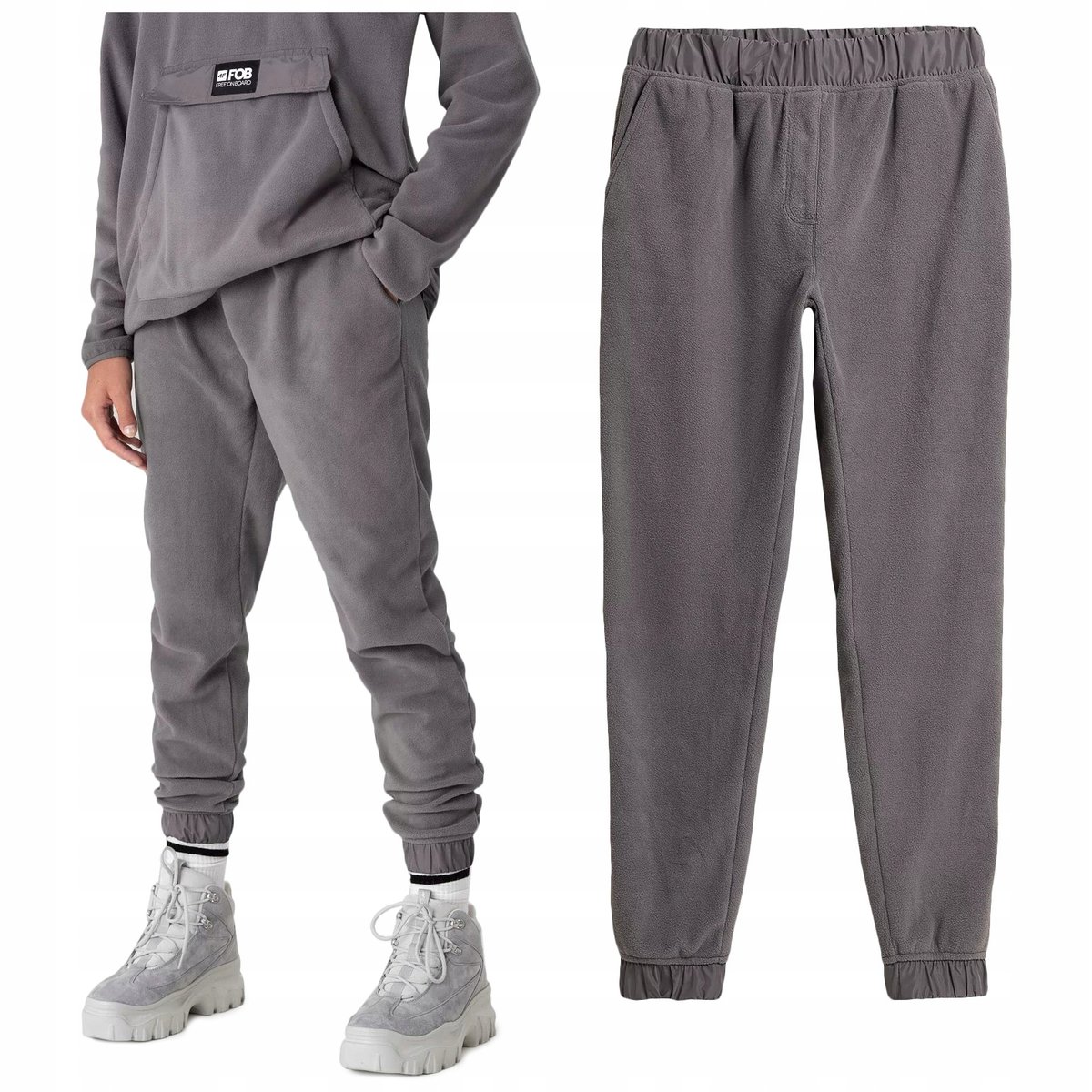 Spodnie POLAROWE damskie 4F SPORTOWE SPDD010 XXXL