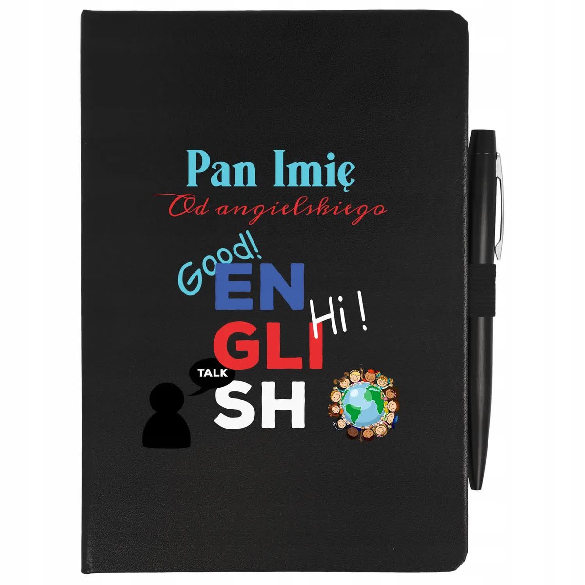 NOTES PLANER+ DŁUGOPIS A5 PAN OD ANGIELSKIEGO IMIĘ