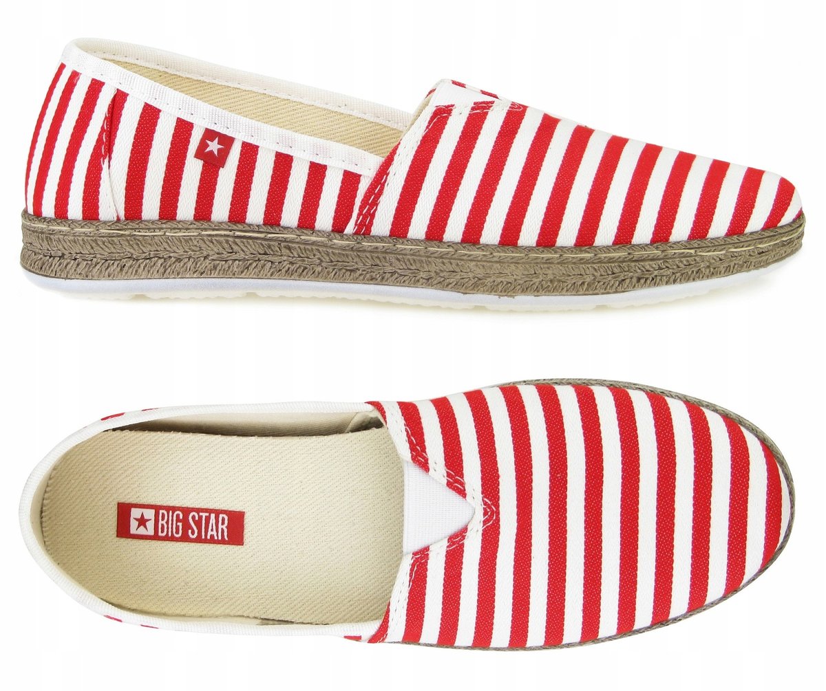ESPADRYLE damskie BIG STAR wsuwane FF276028 37