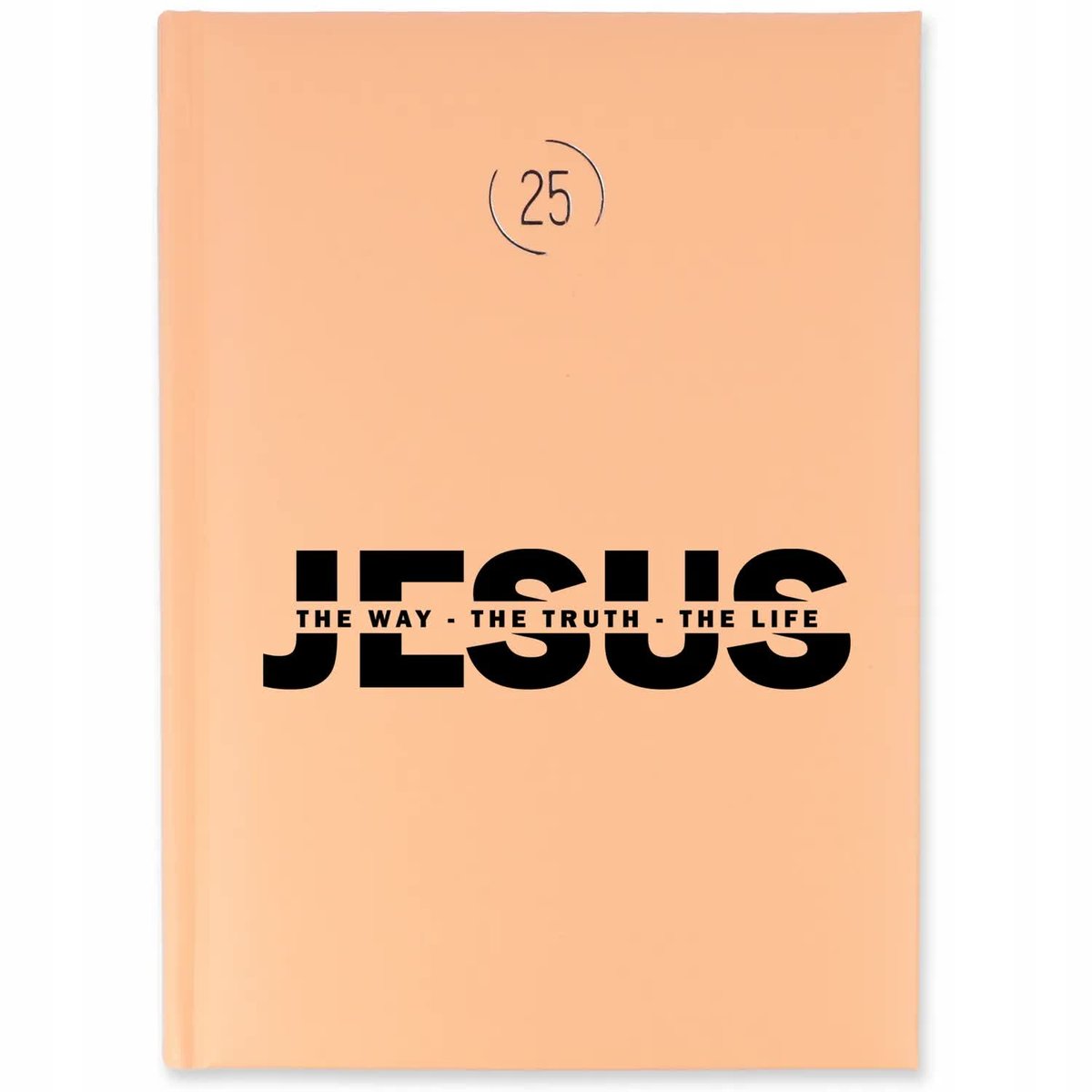 Kalendarz 2025 Brzoskwiniowy JESUS THE WAY THE TRUTH THE LIFE Terminarz Wz