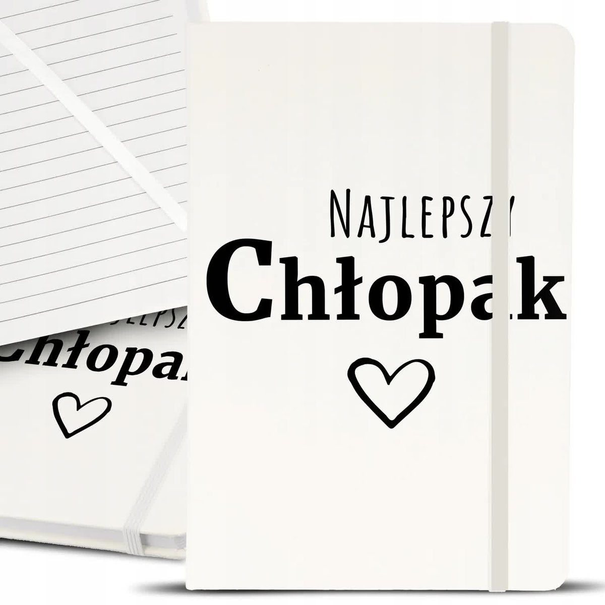 Notatnik Planer A5 Biały NAJLEPSZY CHŁOPAK Wzory