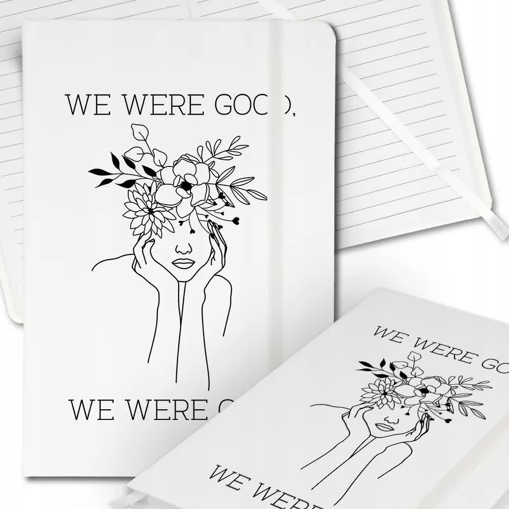 Notes Biały A5 Bullet Journal WE WERE GOOD Wzory