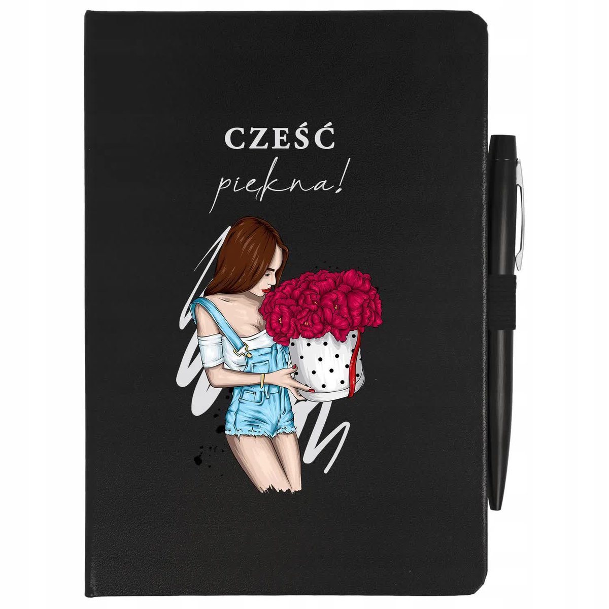 NOTES PLANER + DŁUGOPIS A5 CZEŚĆ PIĘKNA Wzory