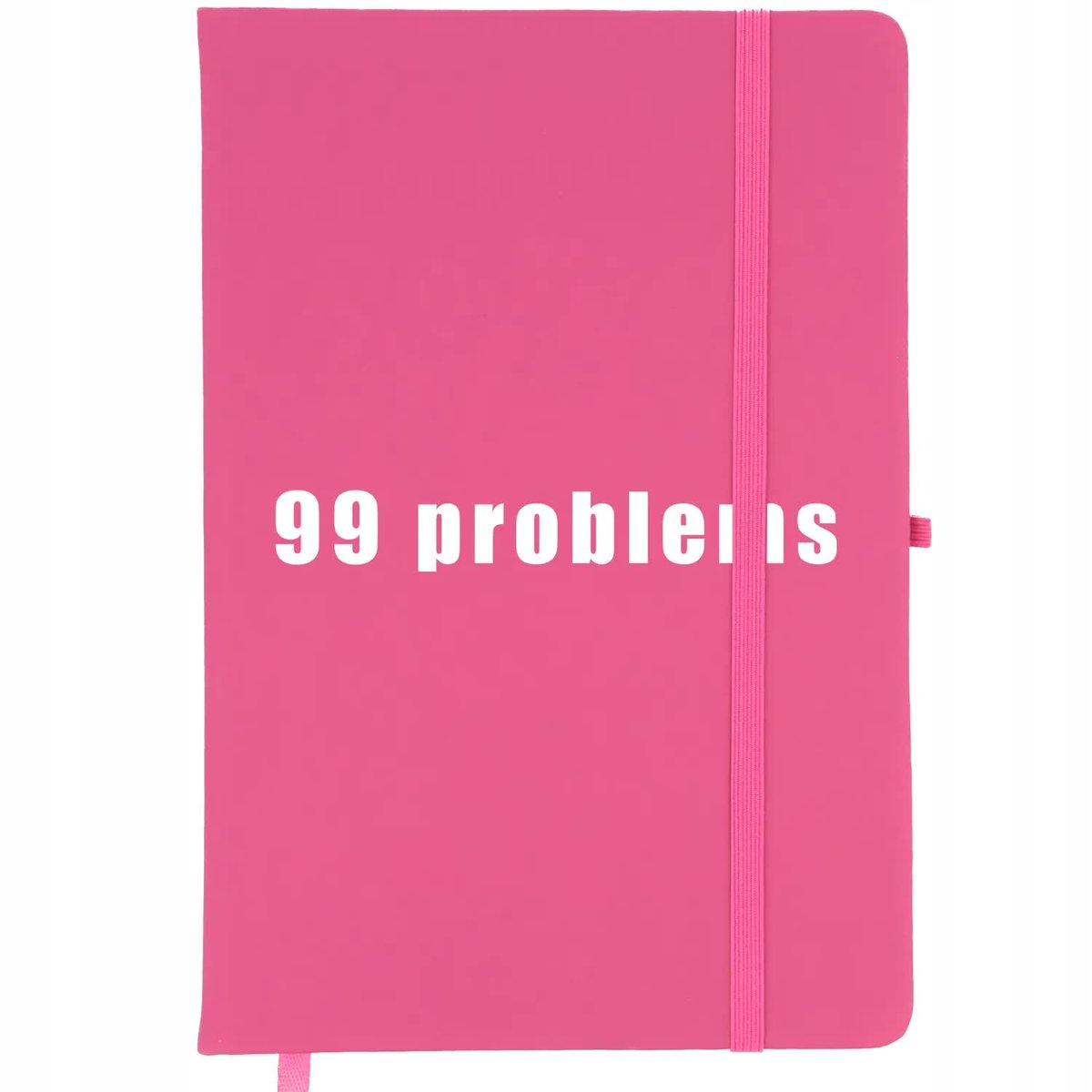 Notes Planer A5 Bullet Journal Róż 99 PROBLEMS Wz