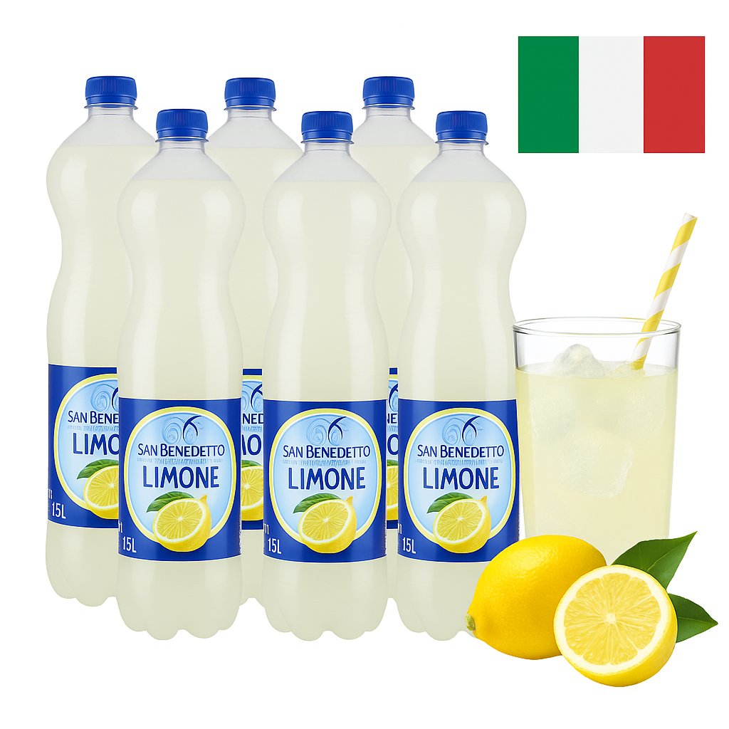 Lemoniada cytrynowa Limonata 1,5l x 6 - San Benedetto