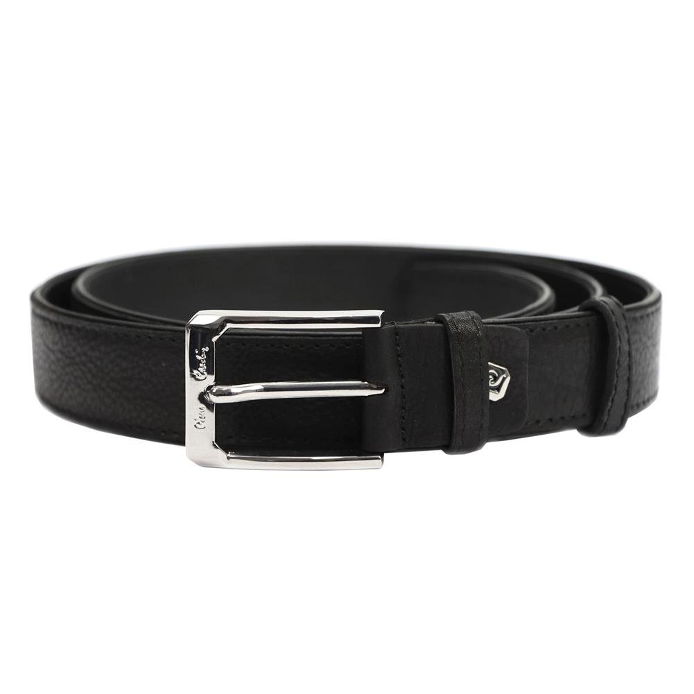 Pasek skórzany męski Pierre Cardin GF 9033 Czarny