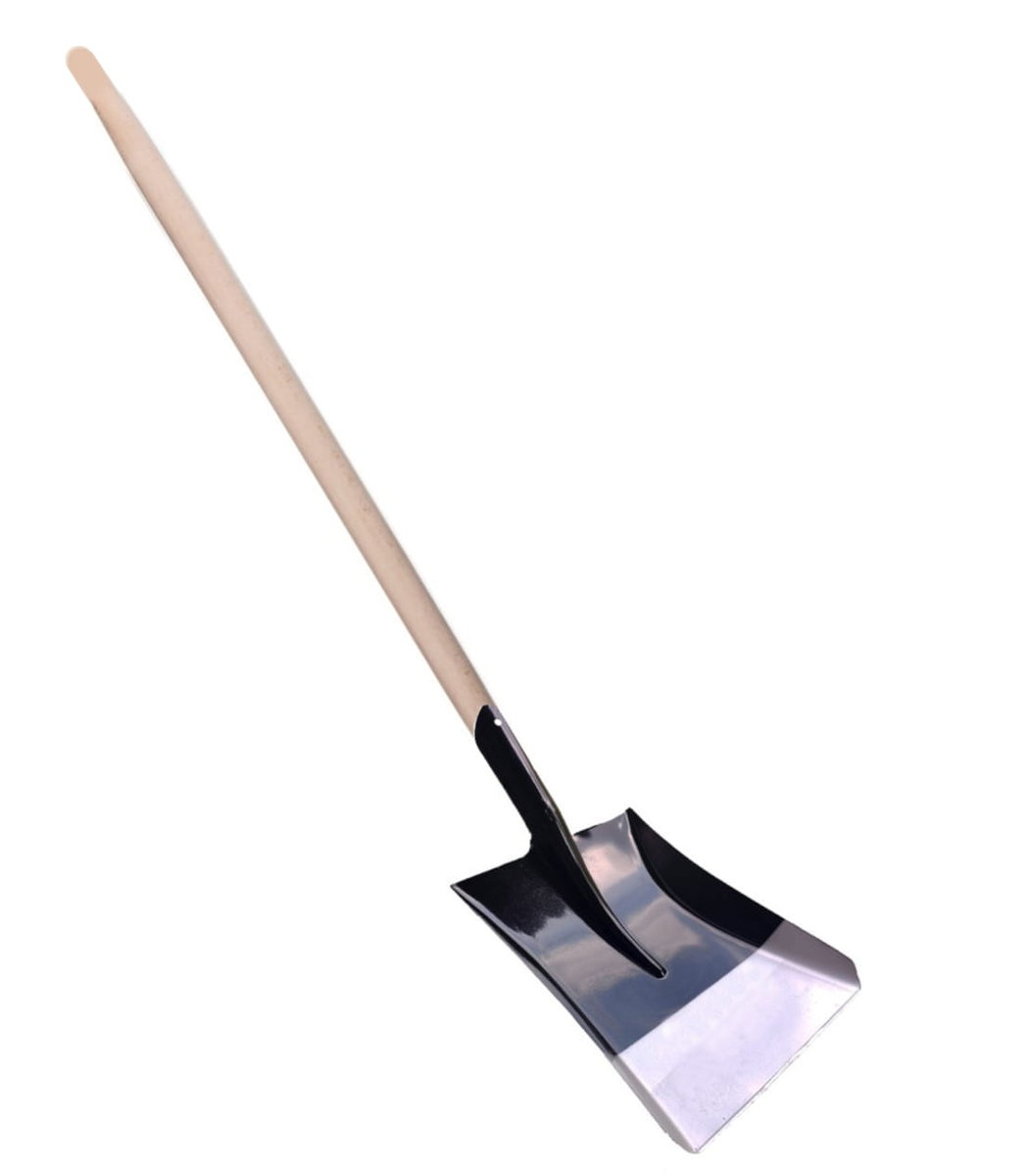 Łopata do węgla, miału, piasku 30x24cm z trzonem prostym 115cm