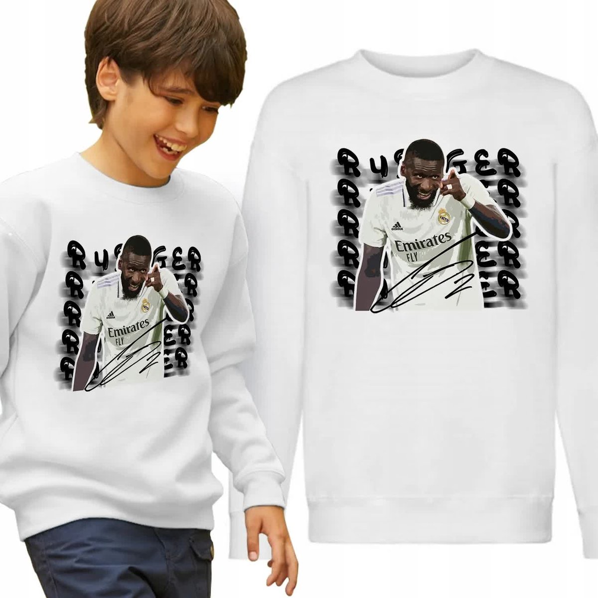 Bluza Dziecięca Antonio Rudiger Wzory Mix - 116 Cm