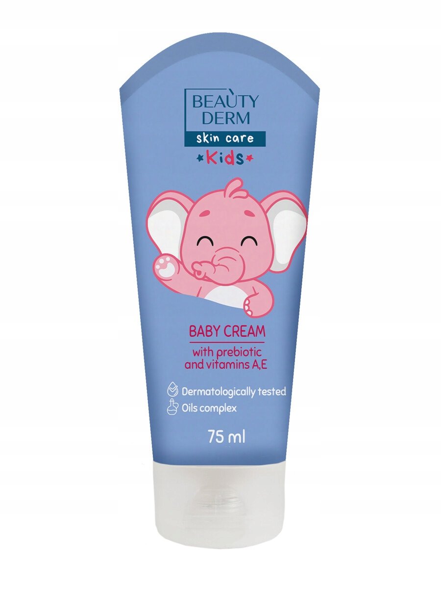 Beautyderm Uniwersalny krem dla dzieci z prebiotykiem i witaminami A E 75ml