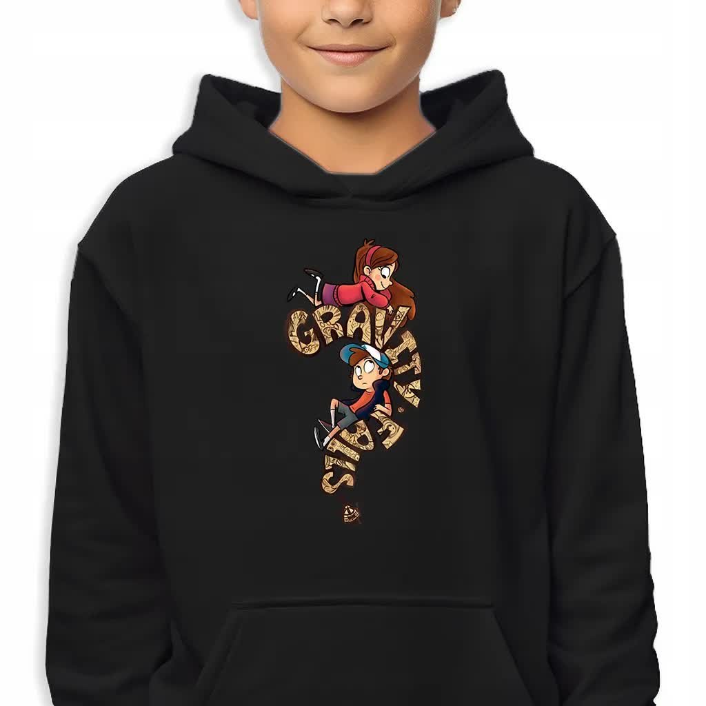 Bluza Dziecięca Z Kapturem 128 Cm Grunkle Gravity Falls Wysoka Jakość Wzory