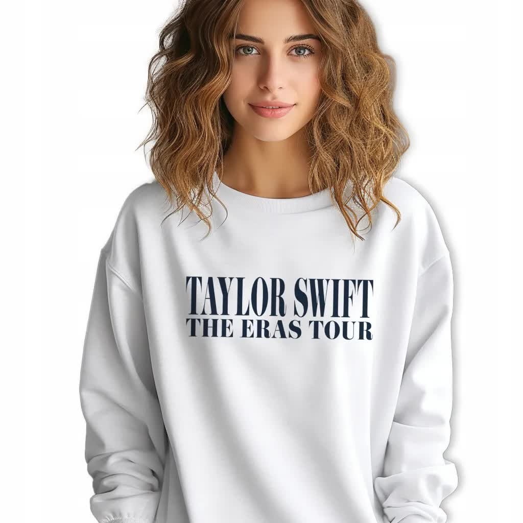 Bluza Damska Biała Taylor Swifr Idealna Na Koncert Dla Fanów Wzory - M