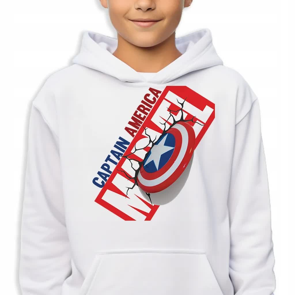 Bluza Dziecięca Z Kapturem Marvel Capitan America -116Cm (5 - 6) Mix Wzorów