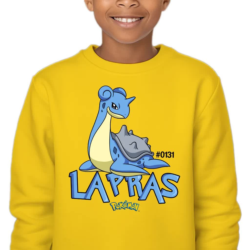 Bluza Dziecięca Żółta Bez Kaptura Super Prezent Dla Dziecka Lapras 140 Wz