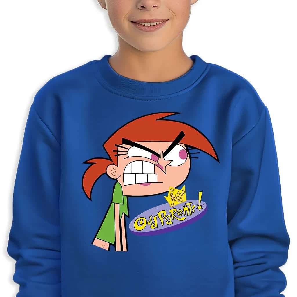 Bluza Dziecięca Granatowa Vicky Wróżkowie Chrzestni Wzory -152 Cm (12-13)