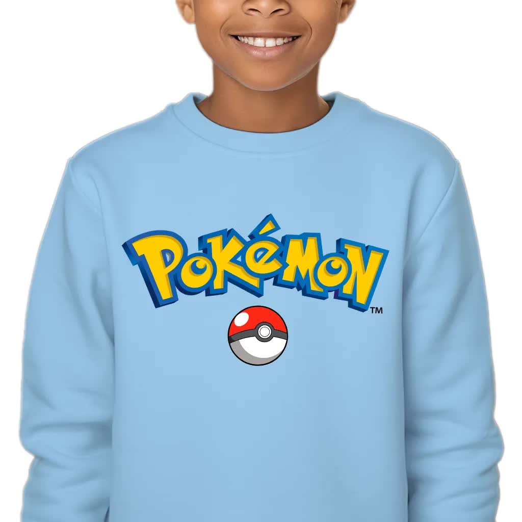 Bluza Dziecięca Blue Bez Kaptura Super Prezent Dla Dziecka Pokemon 164 Wz