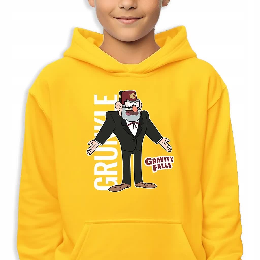 Bluza Dziecięca Z Kapturem Bawełniana 128 Cm Grunkle Wysoka Jakość Wzory