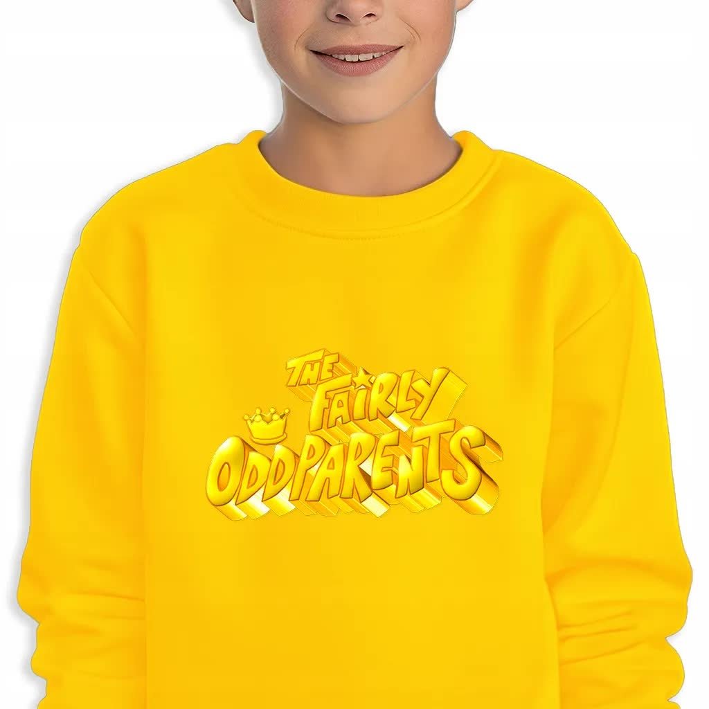 Bluza Dziecięca Żółta The Fairly Oddparents Mix Wielu Wzorów -128 Cm (7-8)