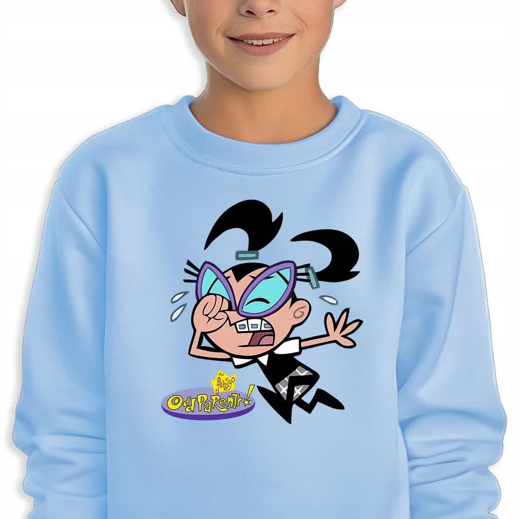 Bluza Dziecięca Niebieska Tottie Wróżkowie Chrzestni Wzory -152 Cm (12-13)