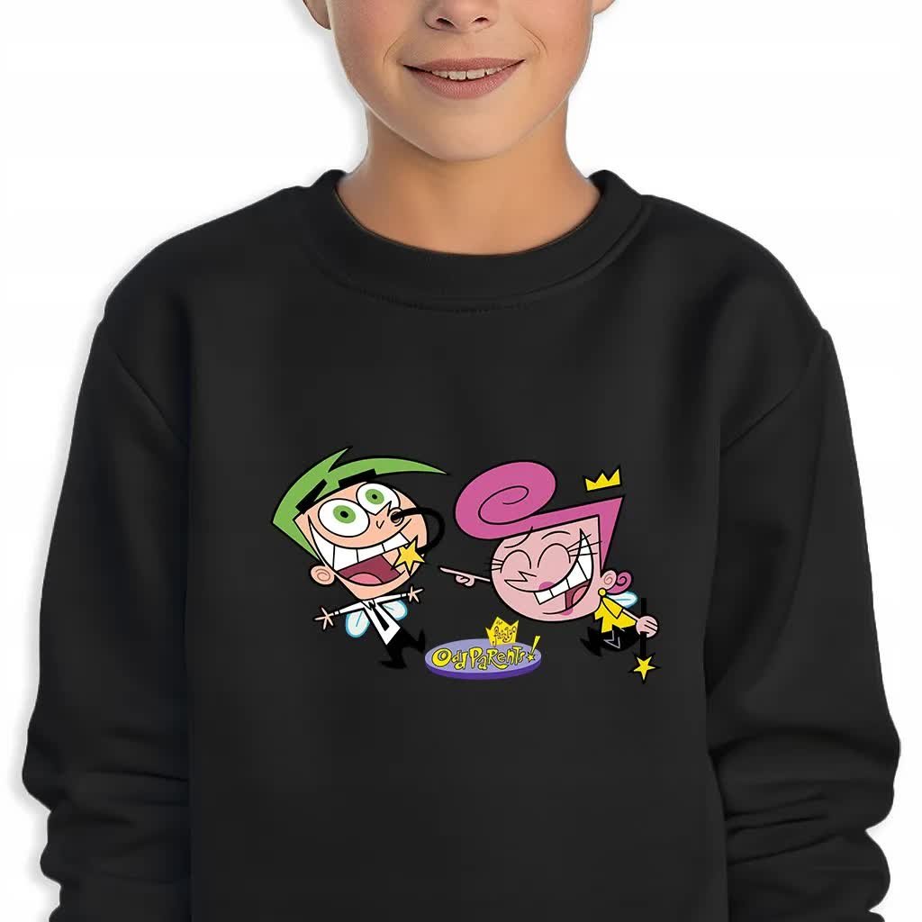 Bluza Dziecięca Czarna Cosmo&Wanda Wróżkowie Chrzestni Wz -116 Cm (5-6)
